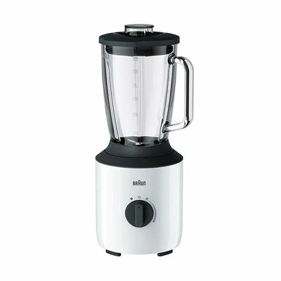 Braun JB3150WH PowerBlend 3 Blender 1.5L Wit/Zwart