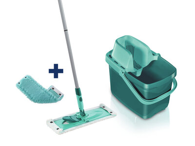 Leifheit 55379 Combi Clean Vloerwisser M 33 cm Compleet Systeem Micro Duo + Static Plus