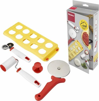 Metaltex Deko Food Line Set voor Pasta en Pizza