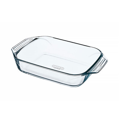 Pyrex Irresistible Glazen Ovenschaal Rechthoek 2.2L Transparant