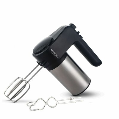 Michelino Handmixer Zwart/RVS